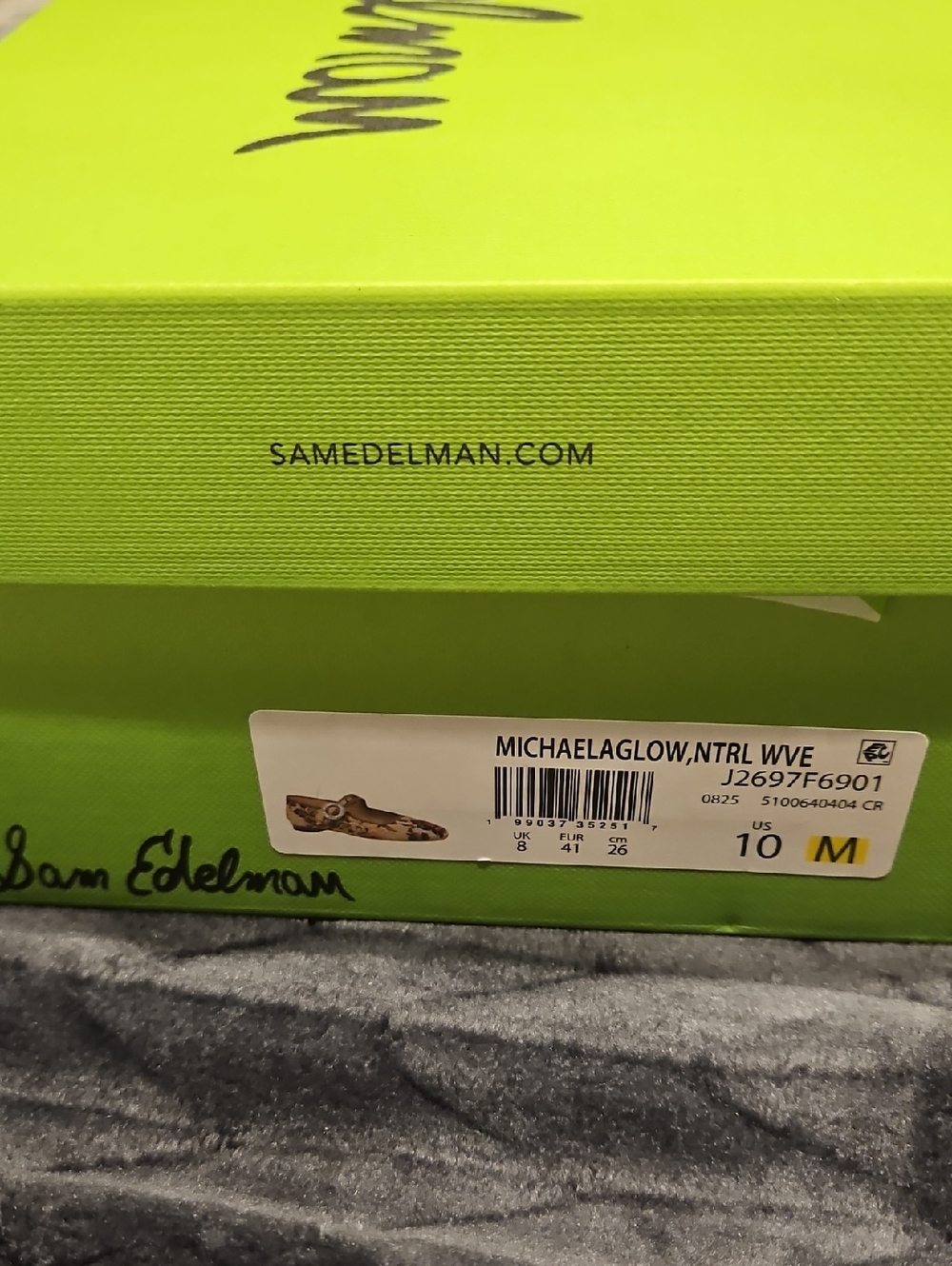 New, Never Worn- Sam Edelman Floral Tapestry Mary Jane Flats. Size 10 - Picture 4 of 5